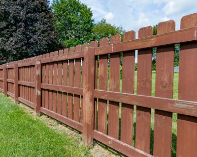 Solid Board Fence Installation